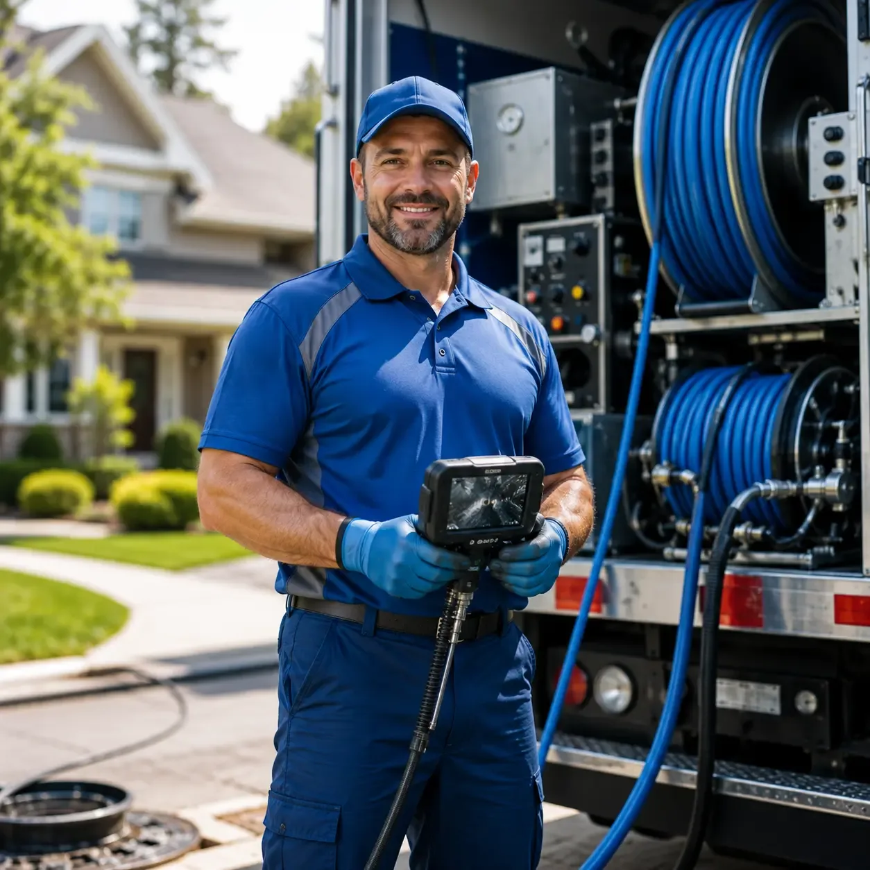 Local outdoor drain cleaning specialists in Hartland, MI